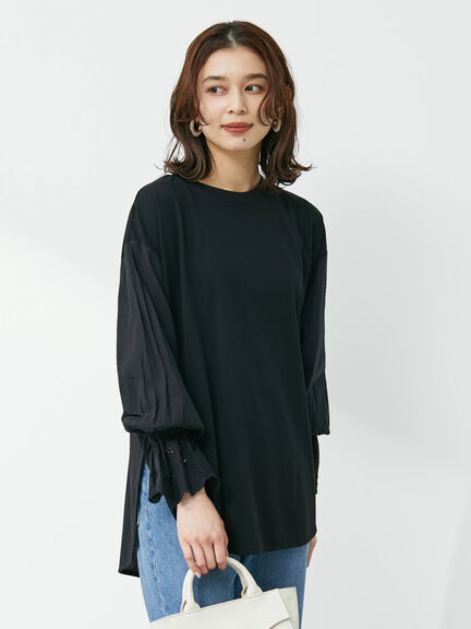 Shina Sleeve Lace Pullover