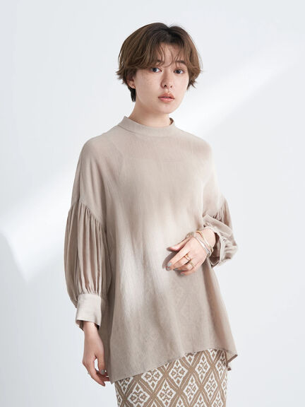 Yoryu High Neck Blouse