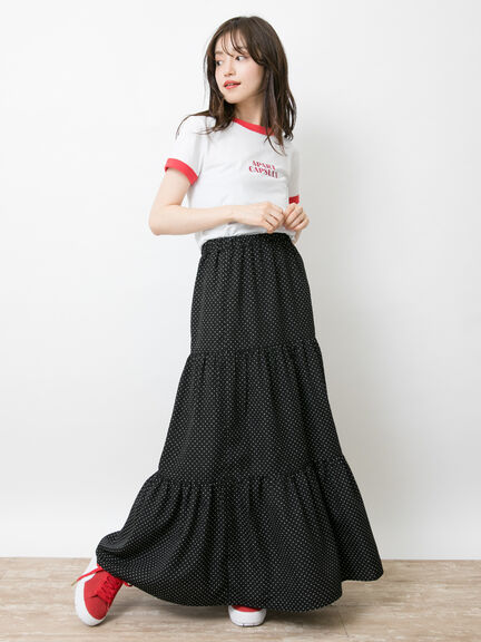 Tammy Skirt - Dot Black