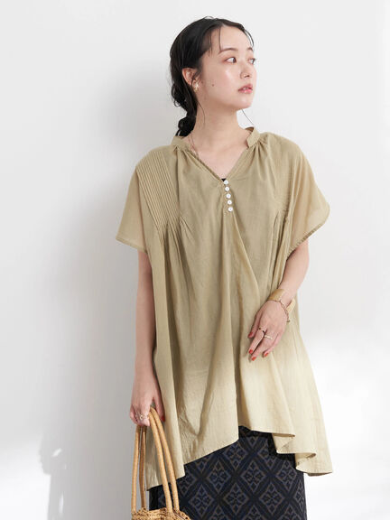 Tunik blouse Pintuck Skipper