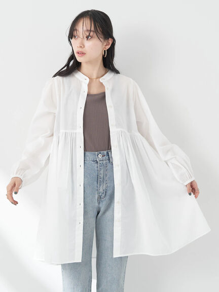 Blouse dress - Rakuhoku Volume Tunic - Bobo Tokyo – Bobobobo