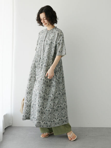 Kaya Cotton Pattern Dress