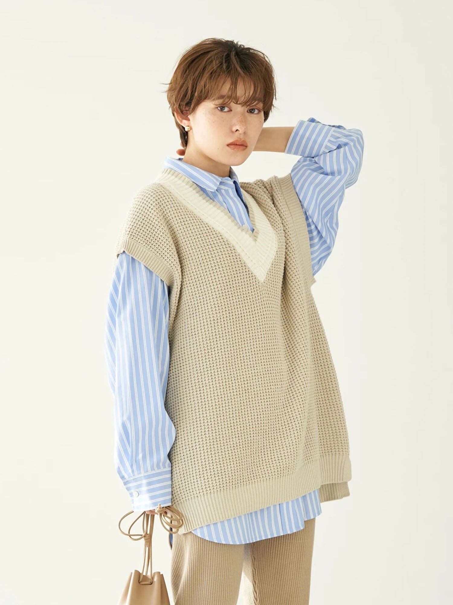 Oaka Waffle Knit Vest