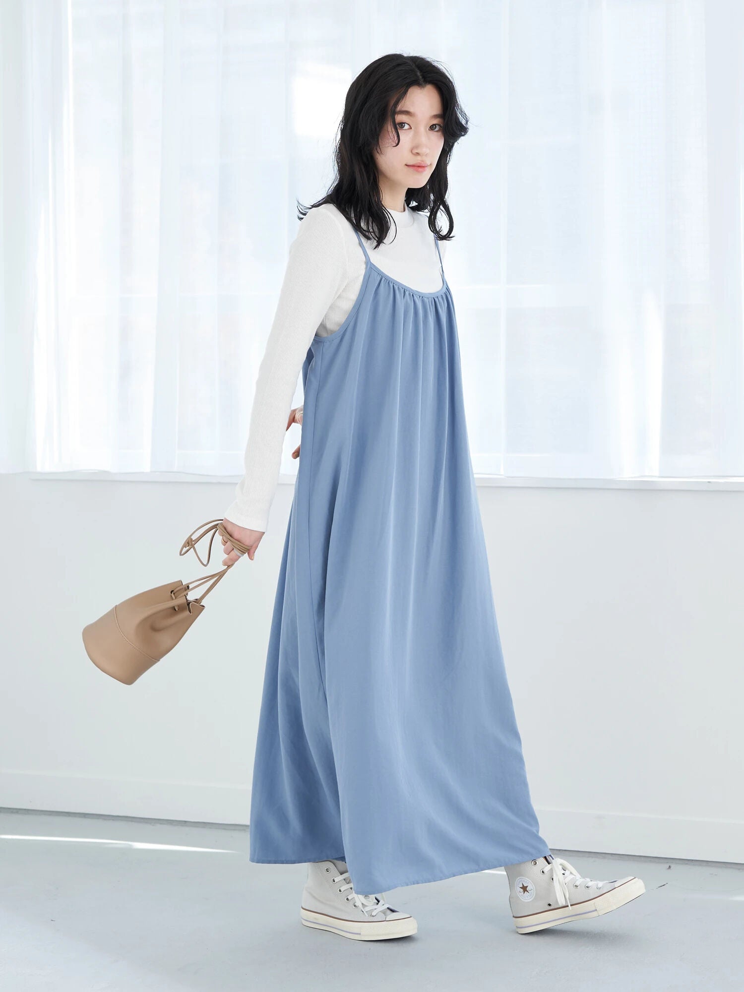 Minami Gathered Camisole Set Dress