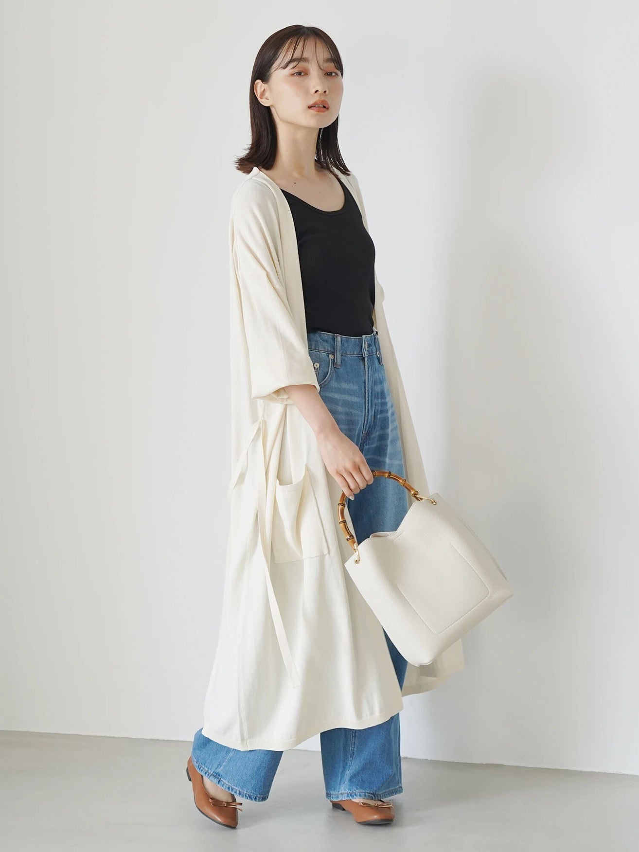 Lydia Knit Long Cardigan with Belt