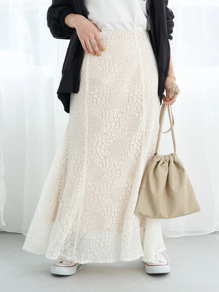 Maretta Switching Mermaid Lace Skirt