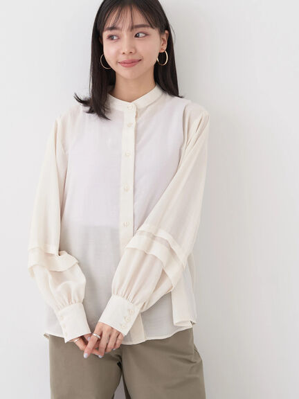 Mofu Volume Sleeve Blouse