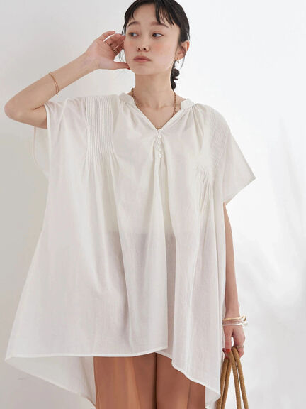 Tunik blouse Pintuck Skipper