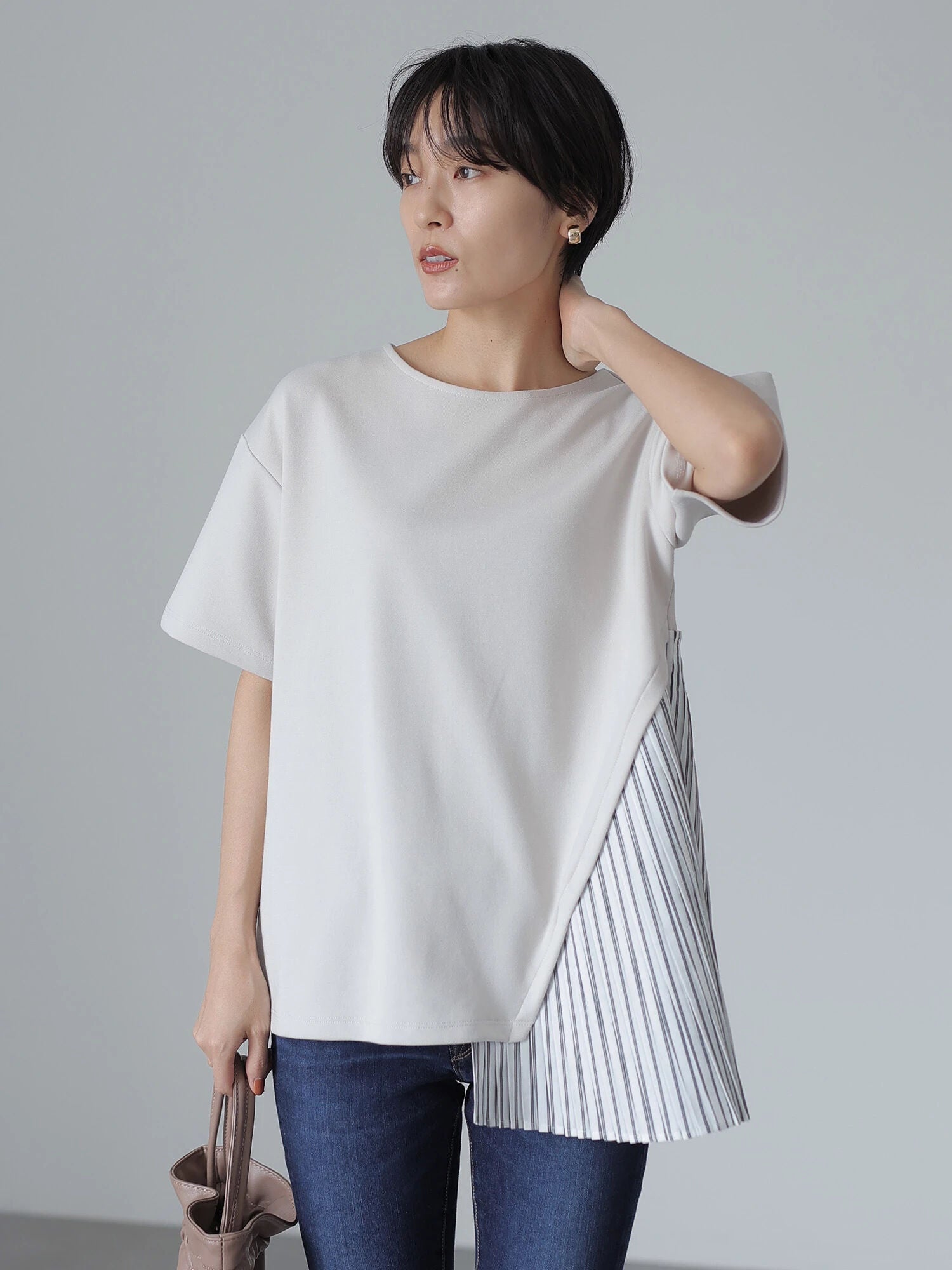 Brita Pleated T-shirt