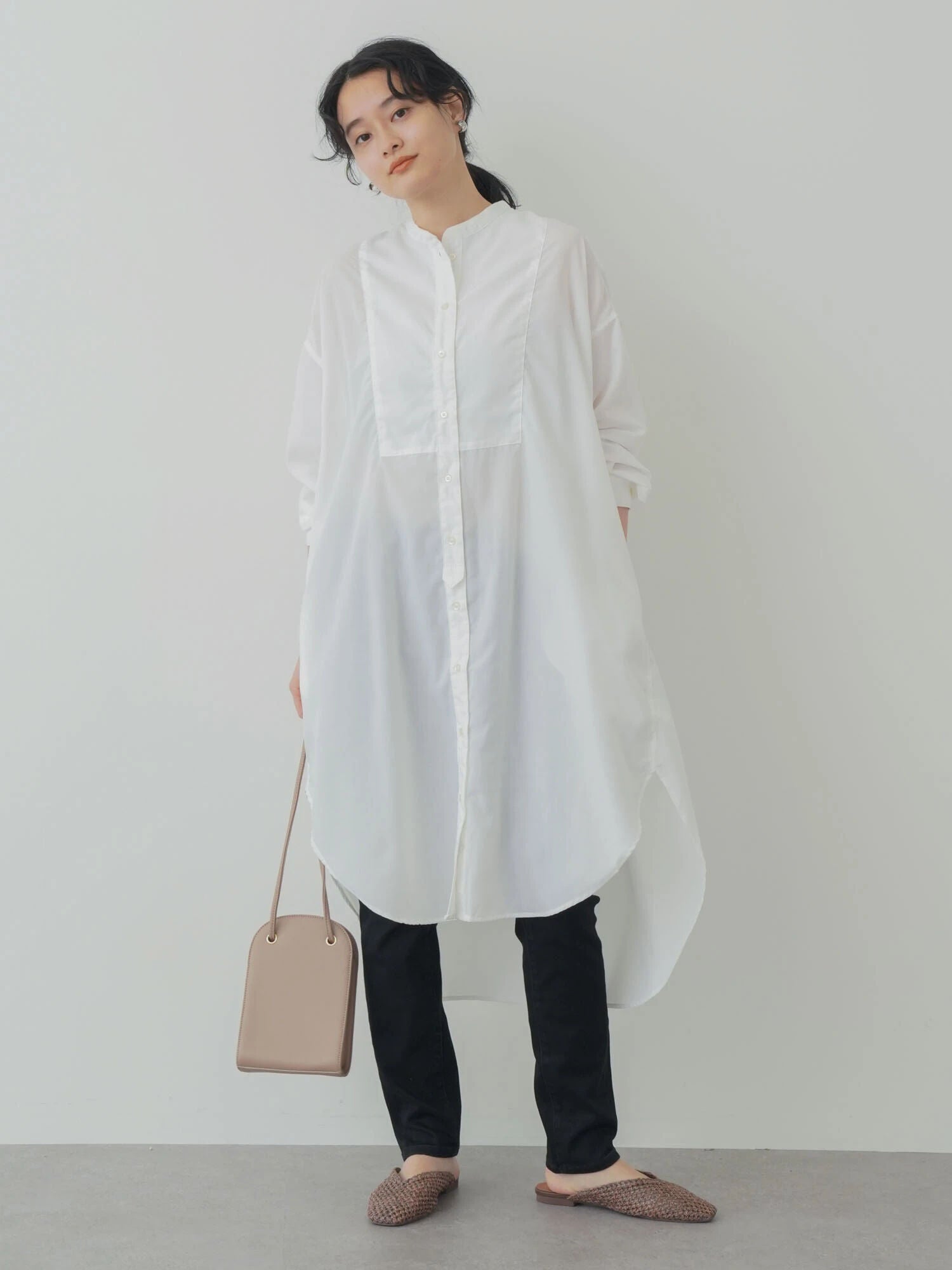 Aina Sheer Shirt Dress