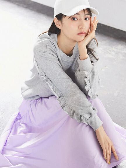 Satsuko Ruffle Sleeve Pullover