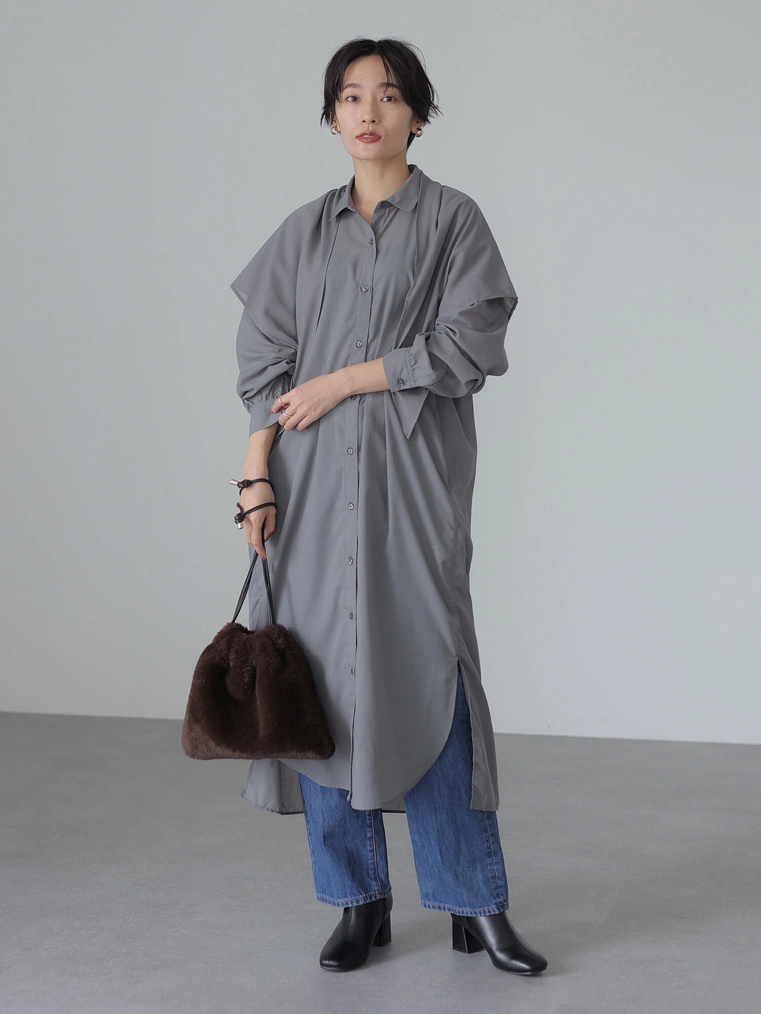 Hanna 3WAY Shirt Dress