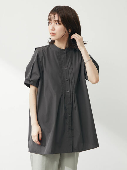 Vincente Front pintuck tunic