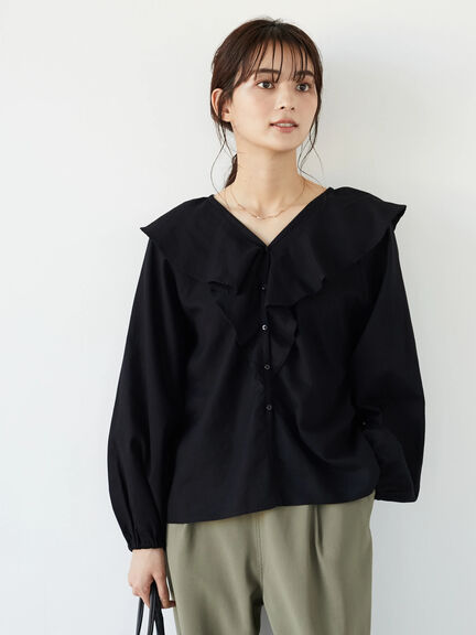 Walta Collar Frilled Blouse