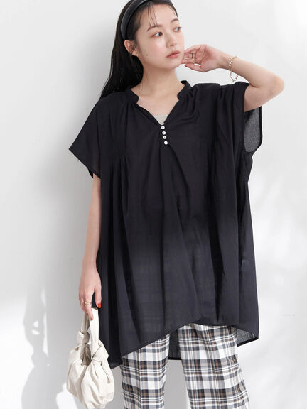 Tunik blouse Pintuck Skipper