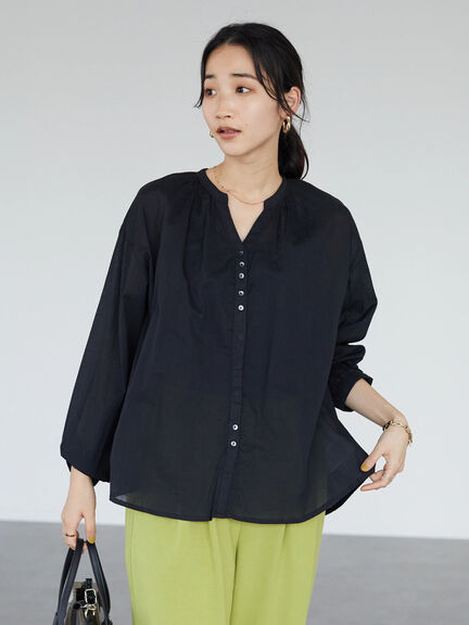 Asagao Gathered Shirt