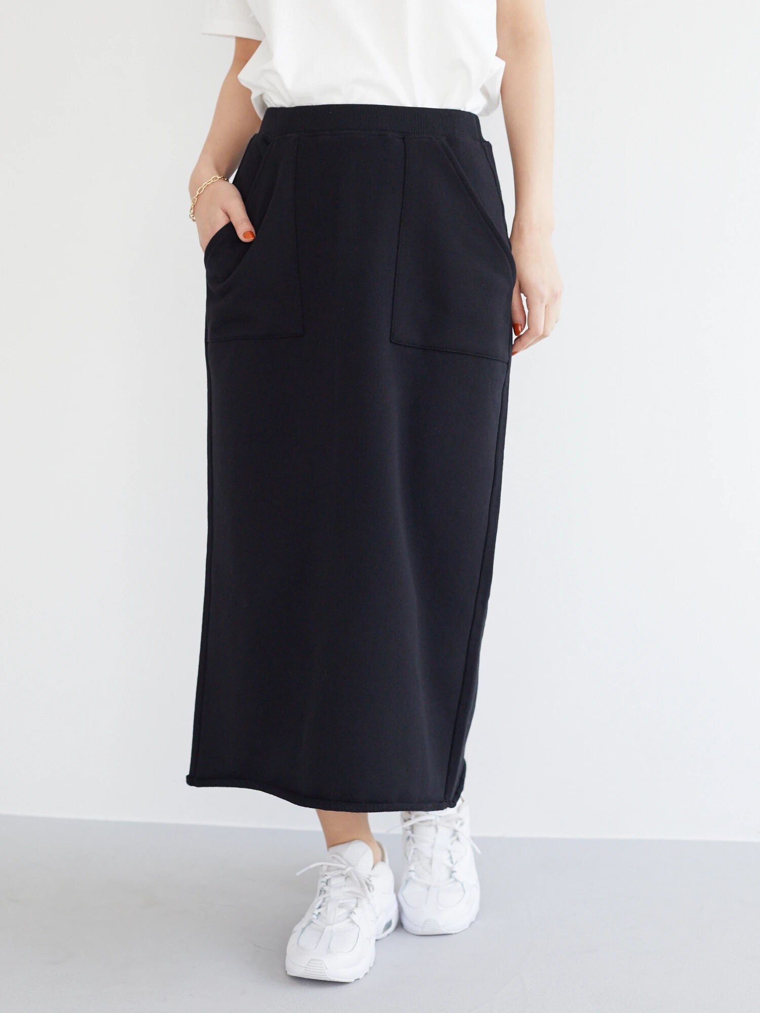 Agnia Fleece I-line Skirt