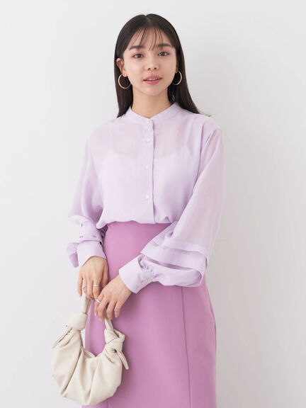 Blouse lengan balon Mofu Volume Sleeve Blouse by Bobo Tokyo