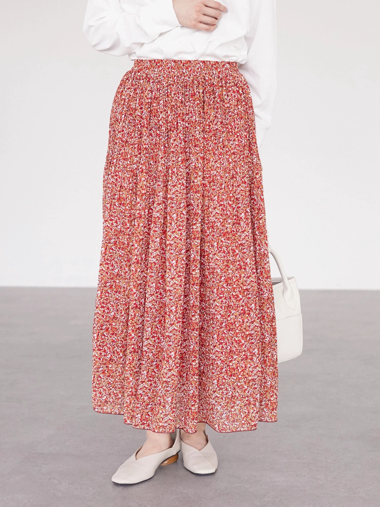 Artemis Floral Pleated Skirt