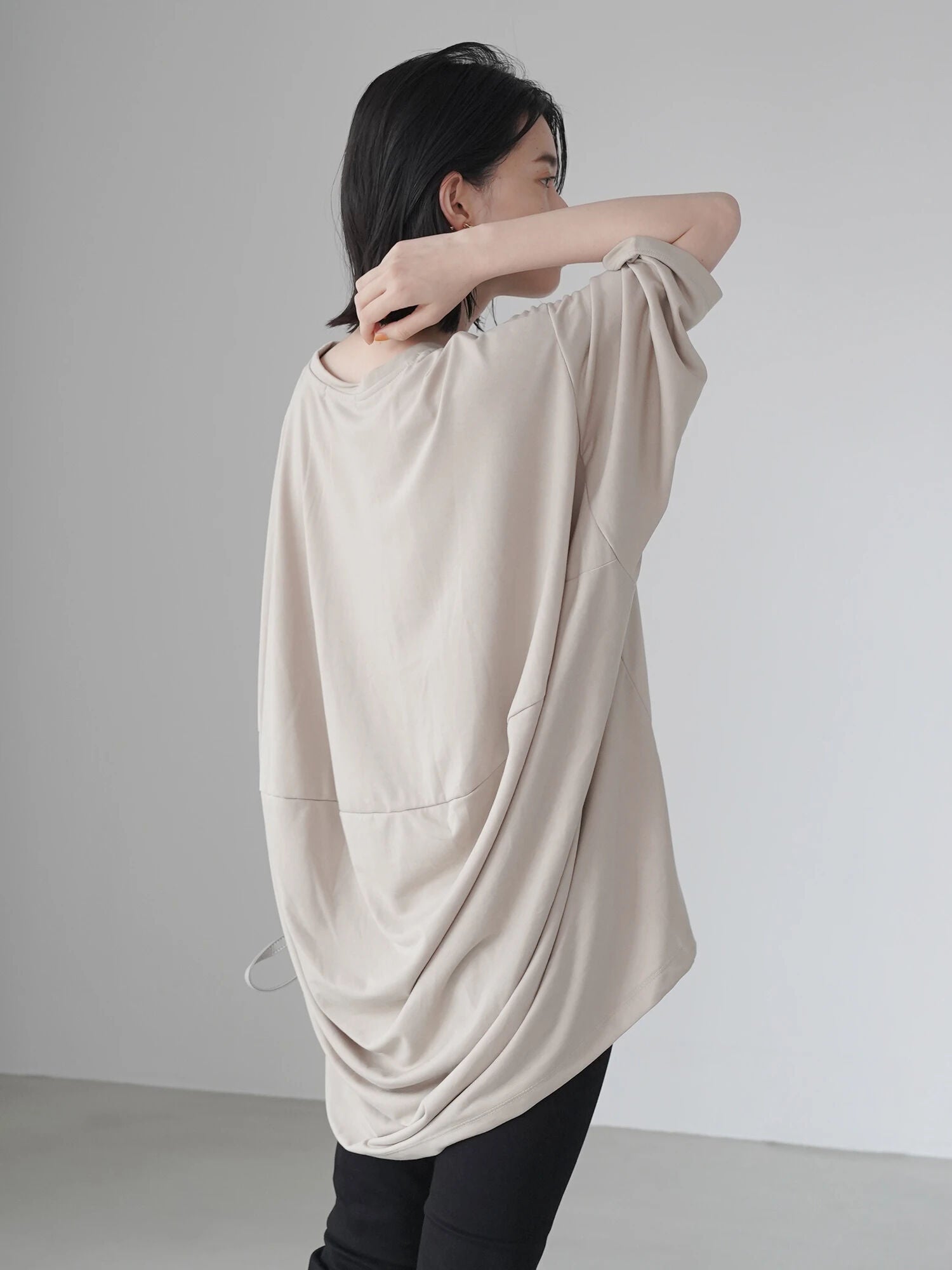 Mila Back Drape Blouse