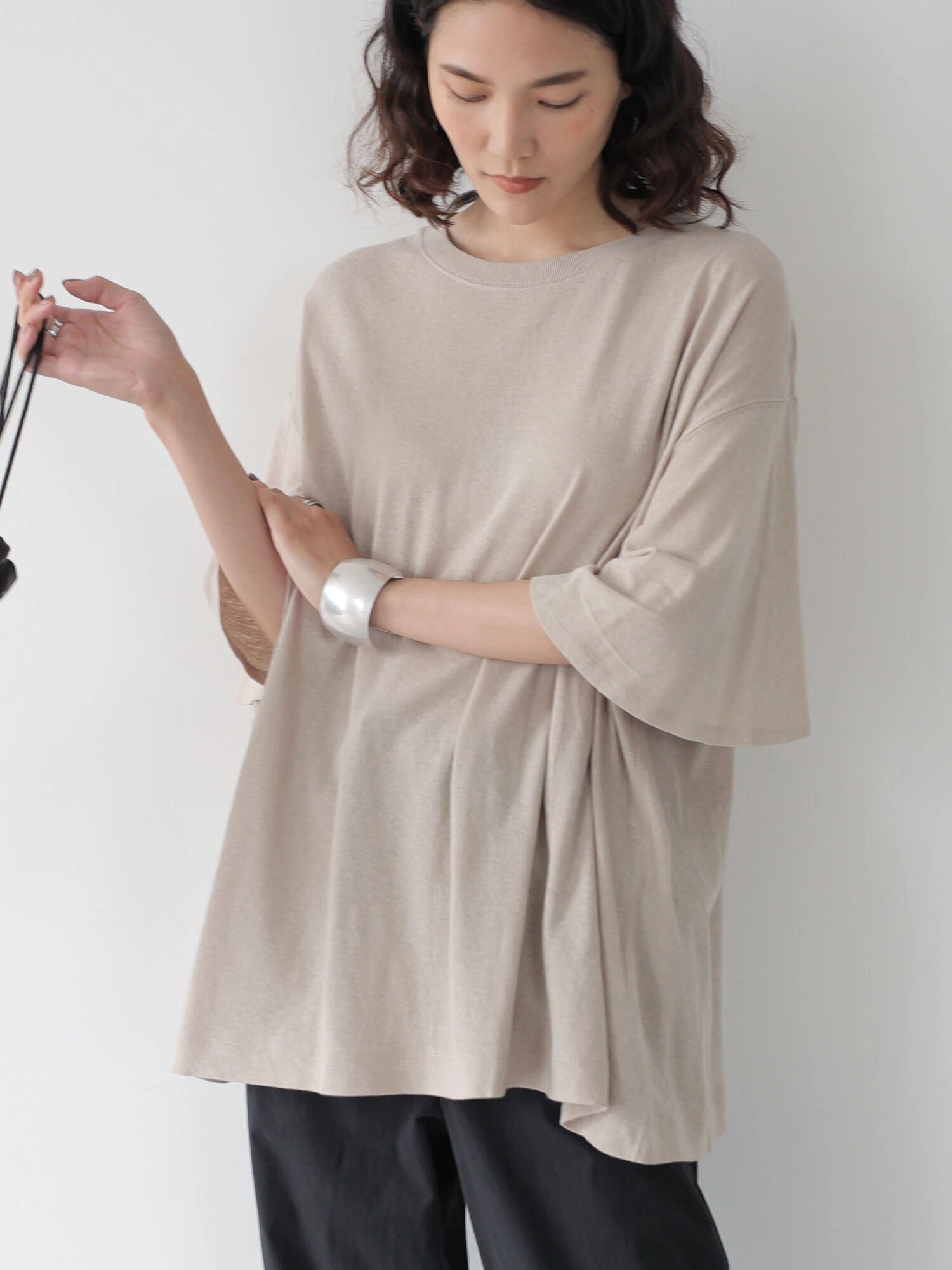 Vera Linen Oversized T-shirt