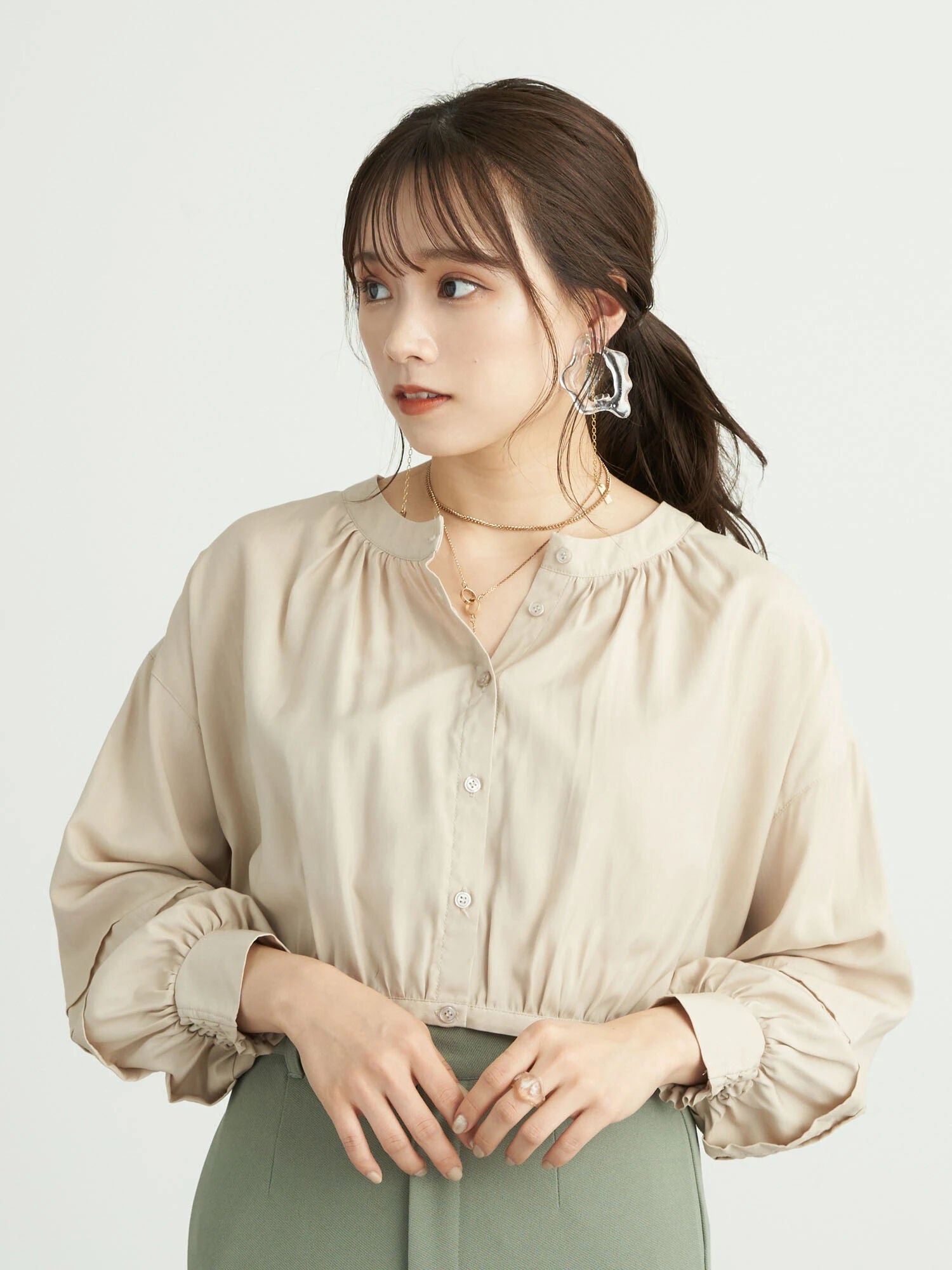 Cody 2WAY Short Length Blouse