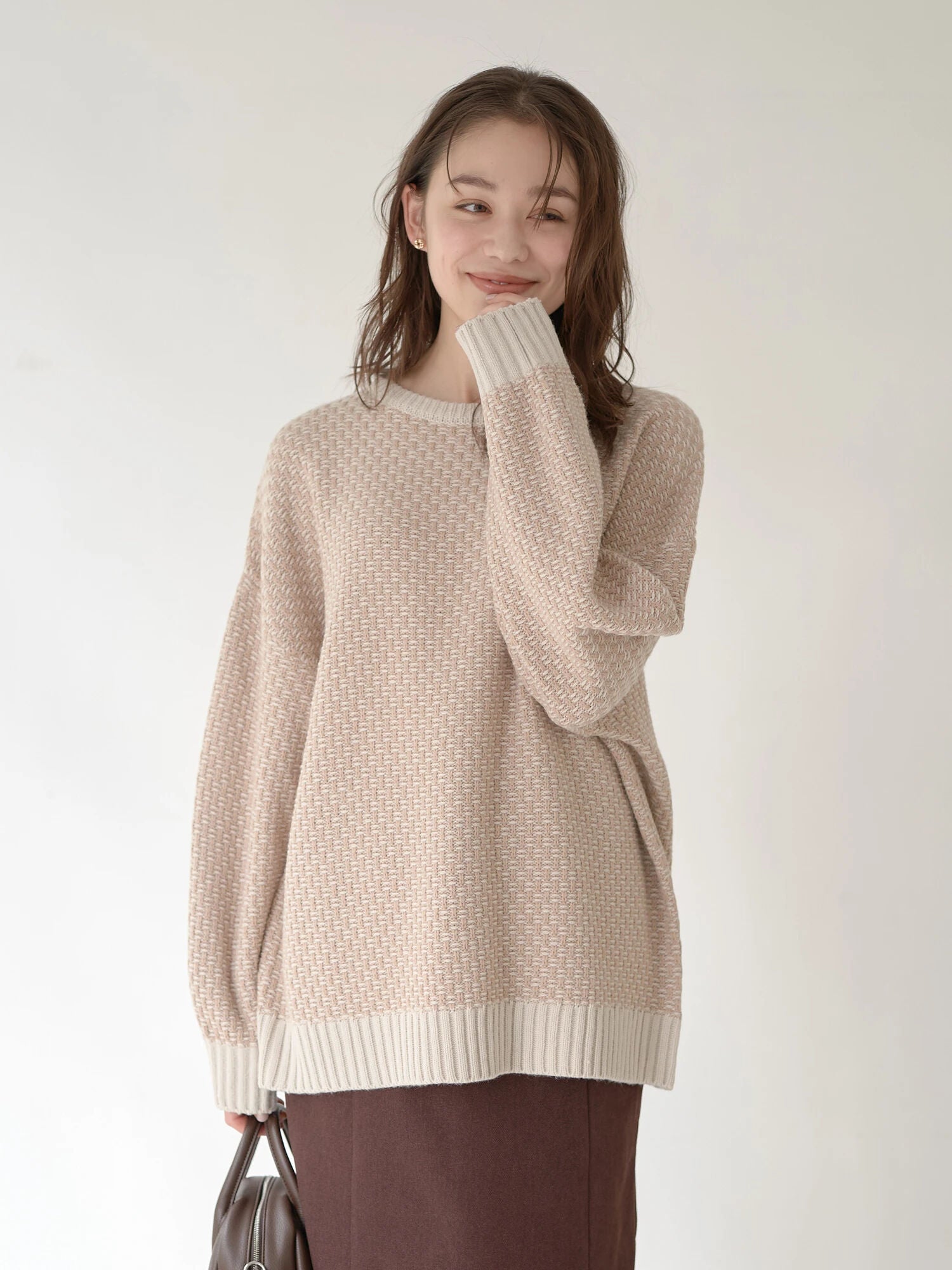 Gigi Jacquard Knit Pullover