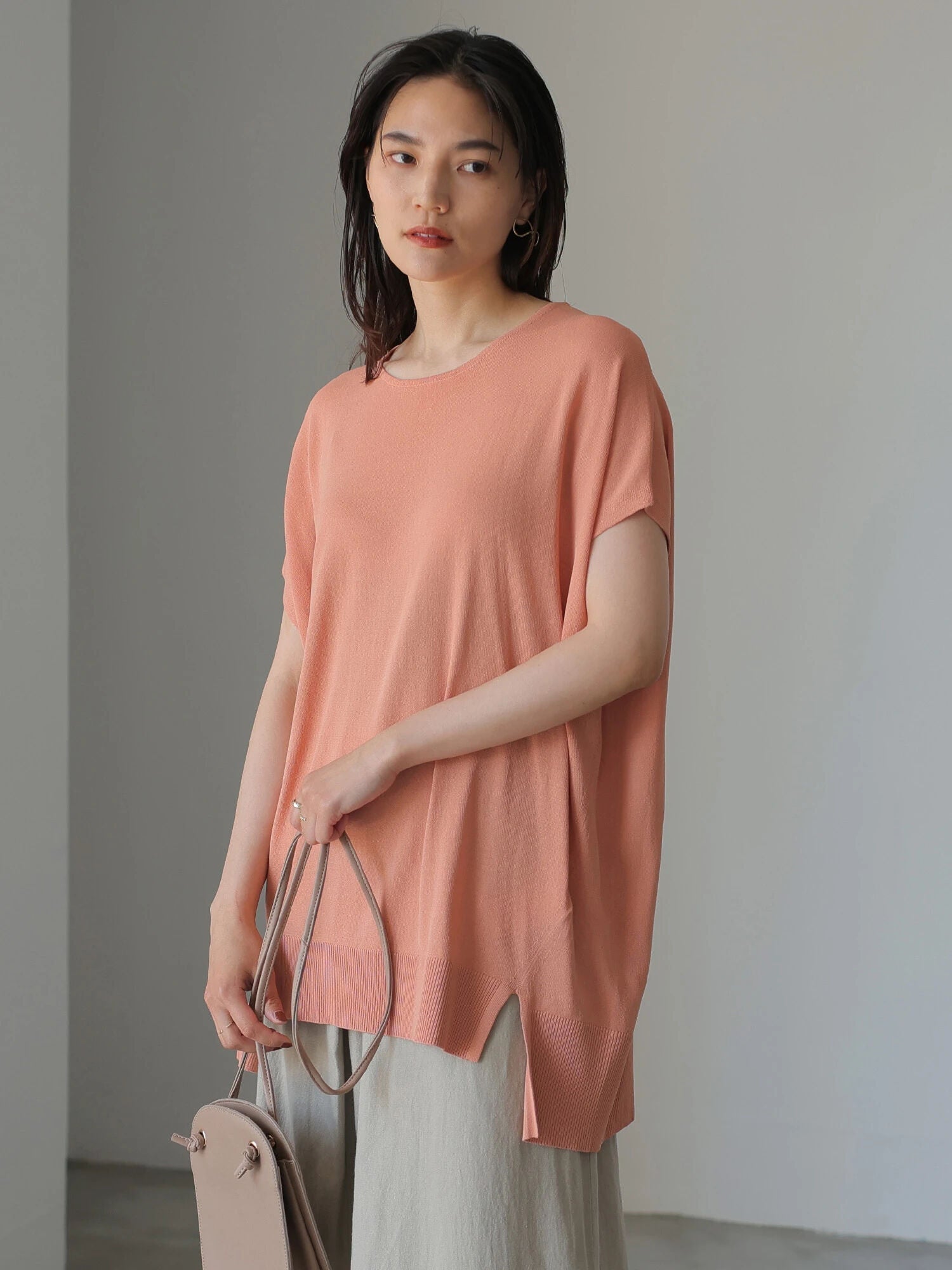 Yuki French Sleeve Knit Blouse