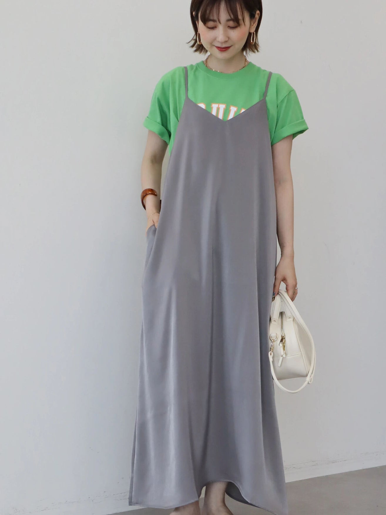 Jual Kinnma Shirring Camisole Dress – Bobobobo
