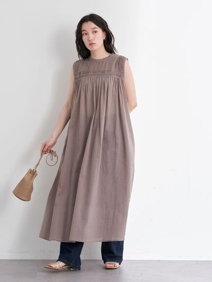 Dress Plisket Fancy Pleated Gathered