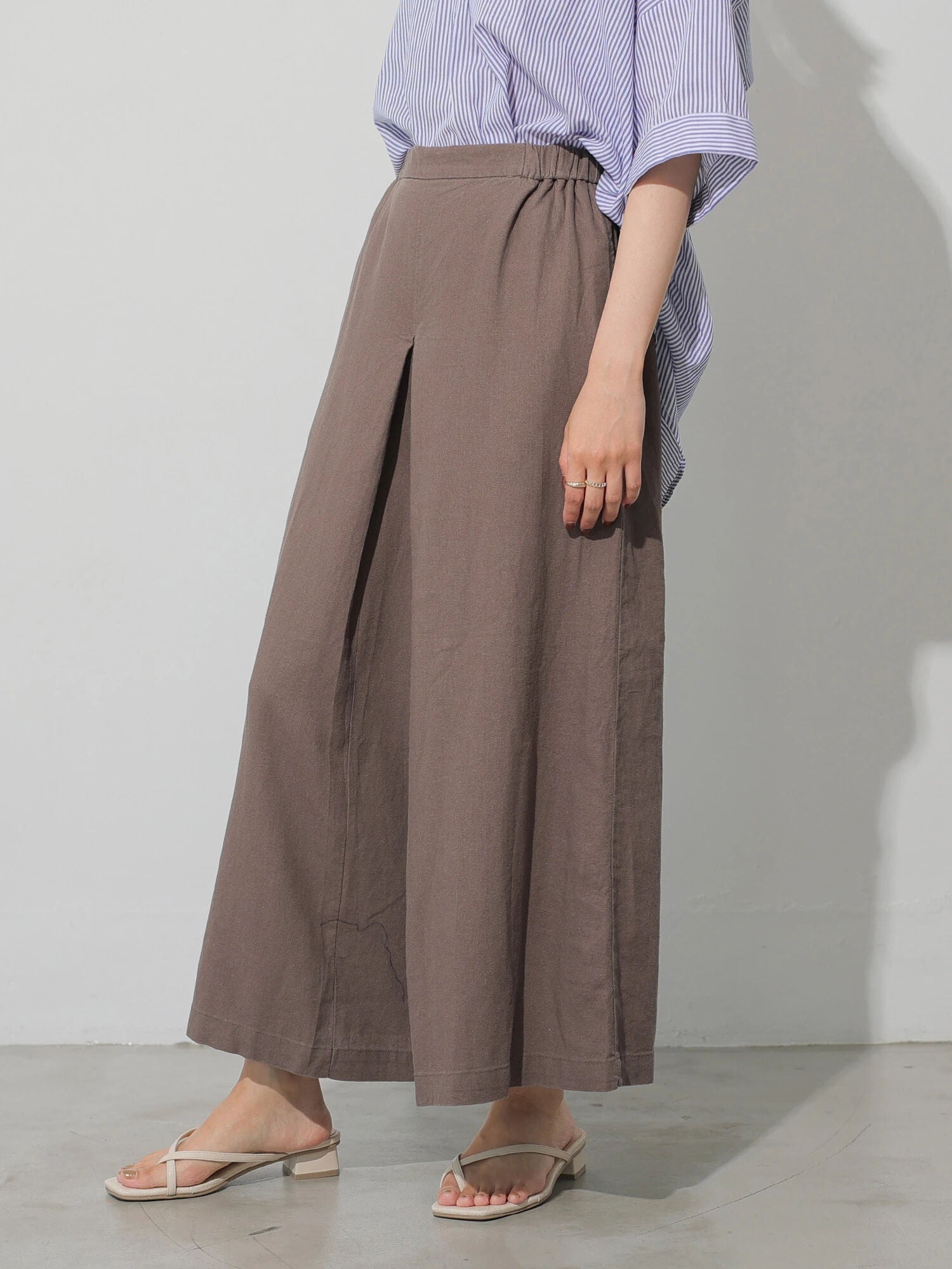 Chloe Linen Gaucho Loose Pants