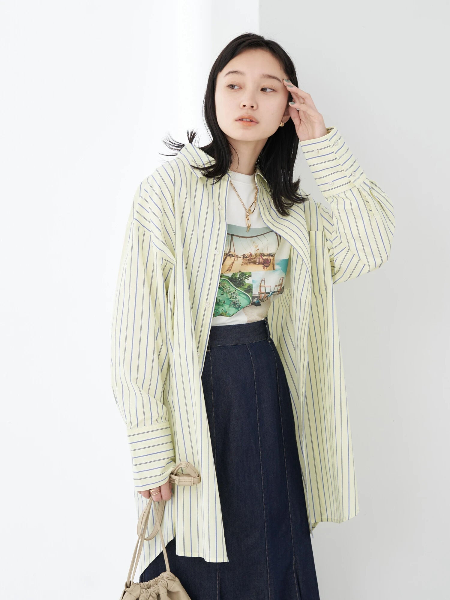 Amity Striped Overshirt