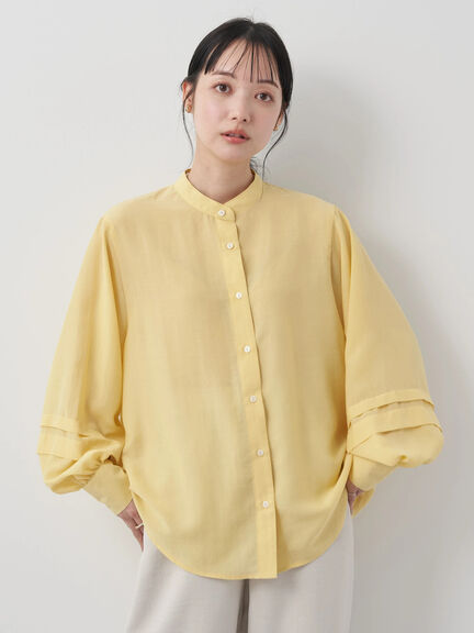 Blouse lengan balon Mofu Volume Sleeve Blouse by Bobo Tokyo