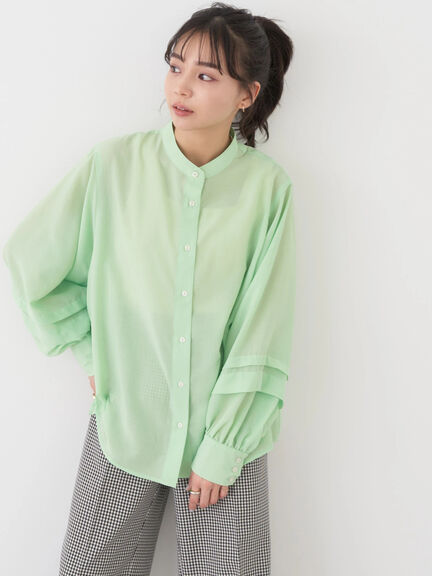 Mofu Volume Sleeve Blouse