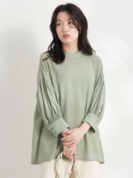 Yoryu High Neck Blouse