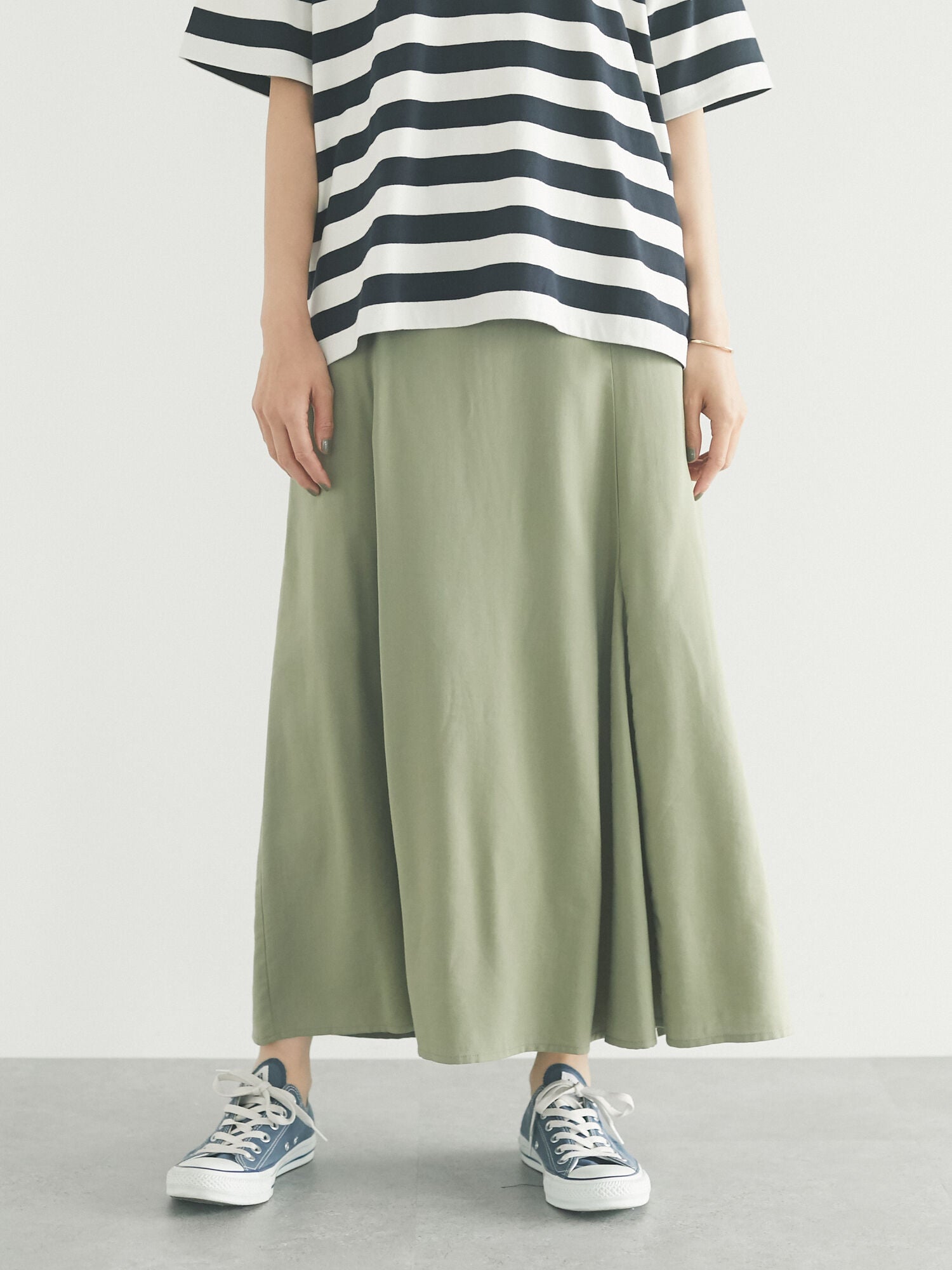 Astrid Peplum Long Skirt