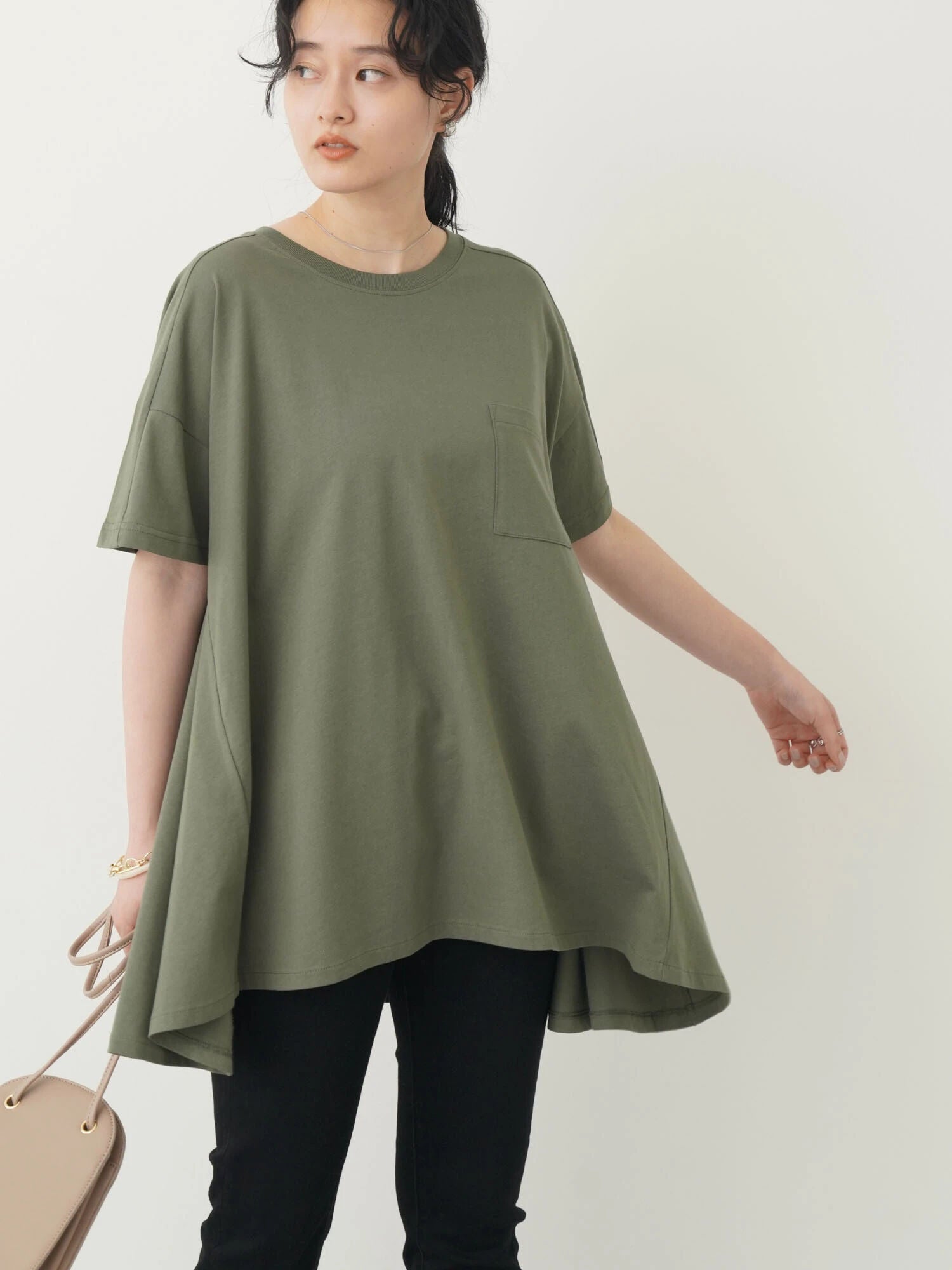 Anna Flare Pocket T-shirt