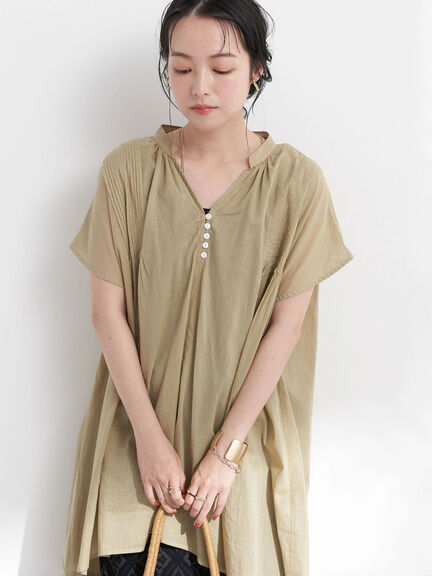 Tunik blouse Pintuck Skipper