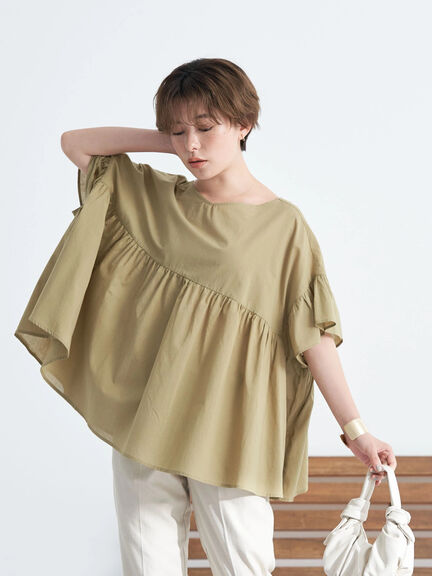 Takano 2way Short Sleeve Blouse