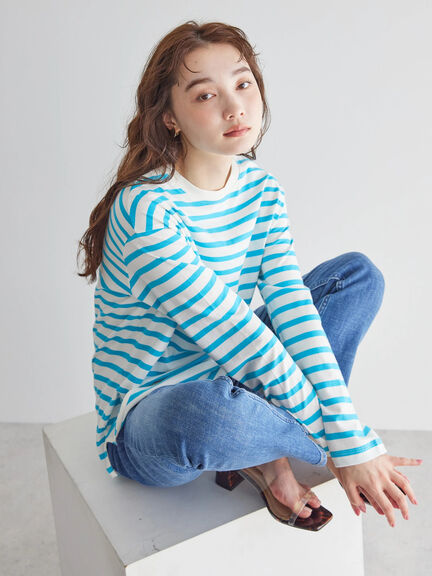 Rayani Colorful Round Cut Pullover