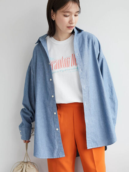 Zemira Chambray Overshirt