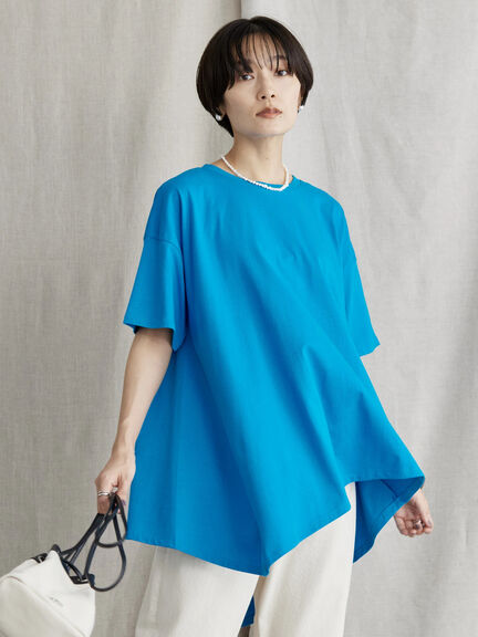 Blouse wanita kekinian Ilhem Flare Short Sleeve