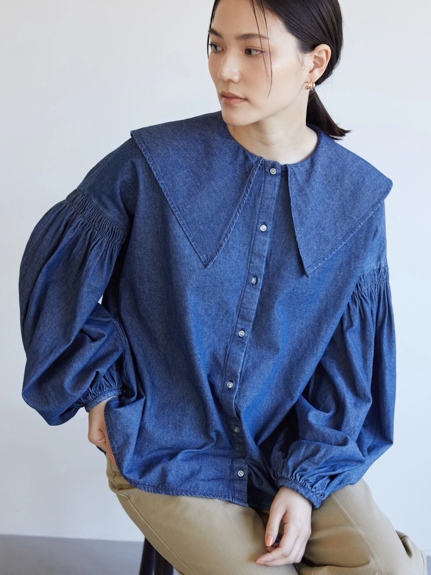 Zwetta Denim Blouse