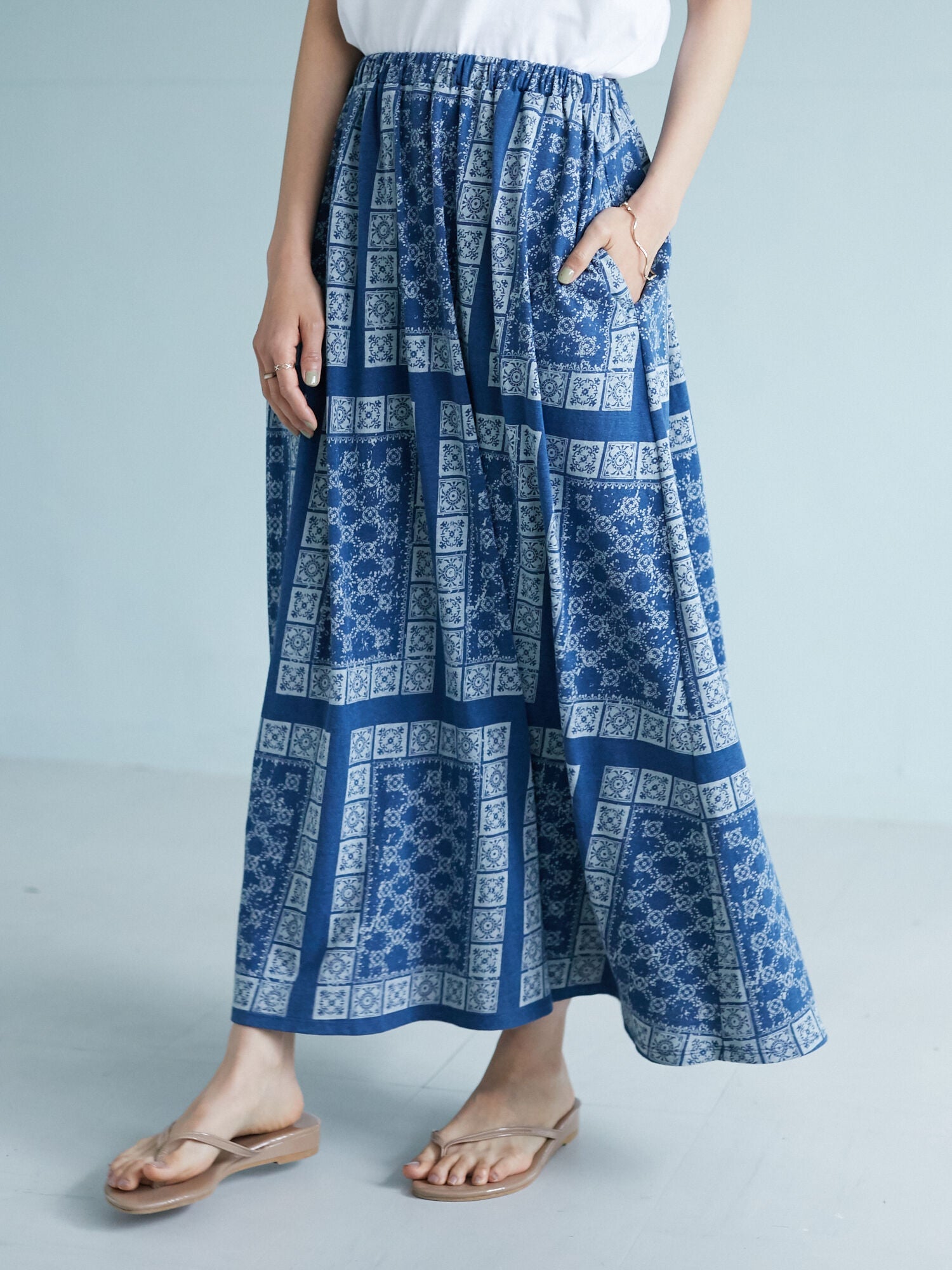 Winnie Pattern Maxi Skirt