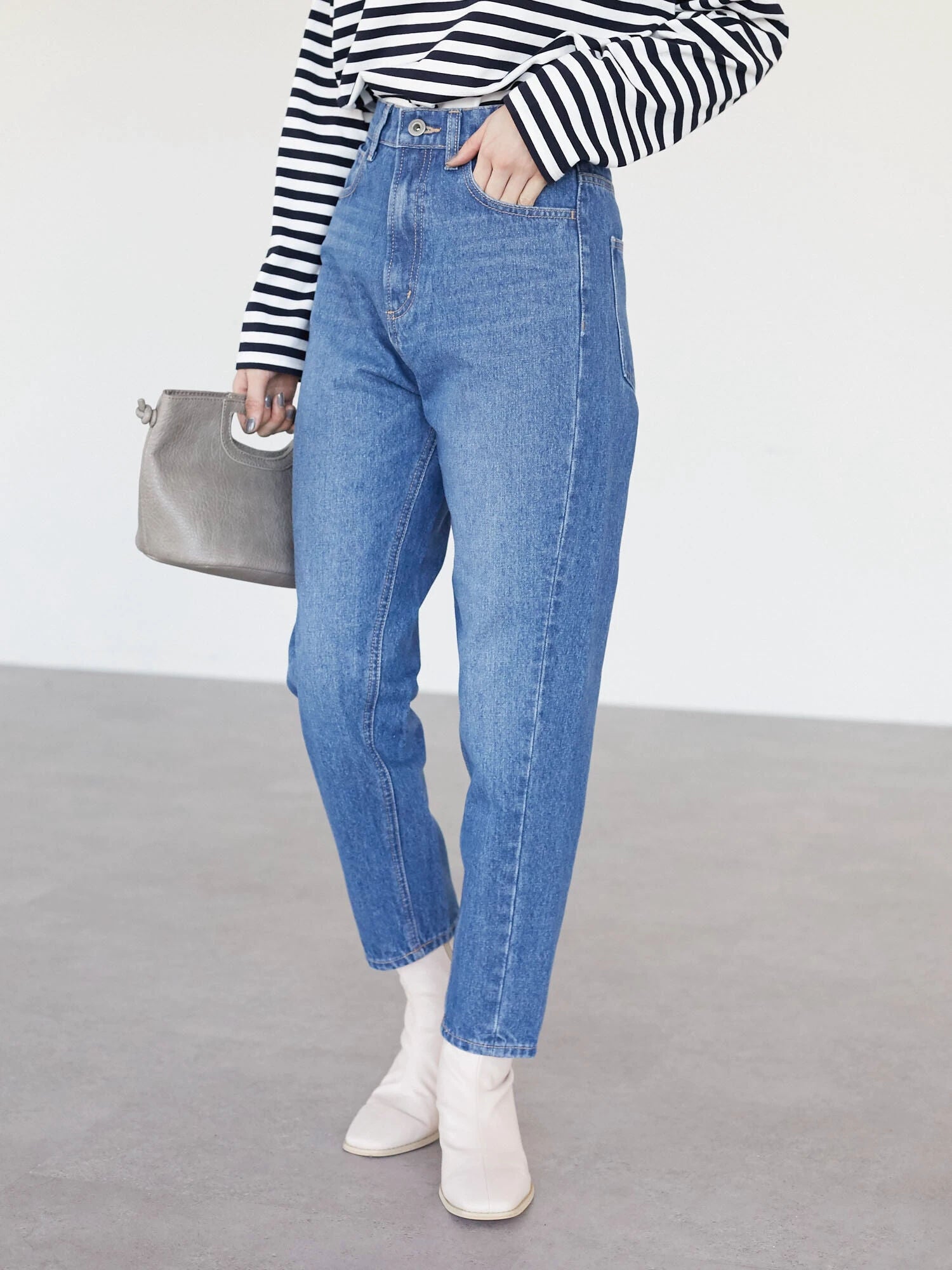 Leiko Tapered Denim Pants