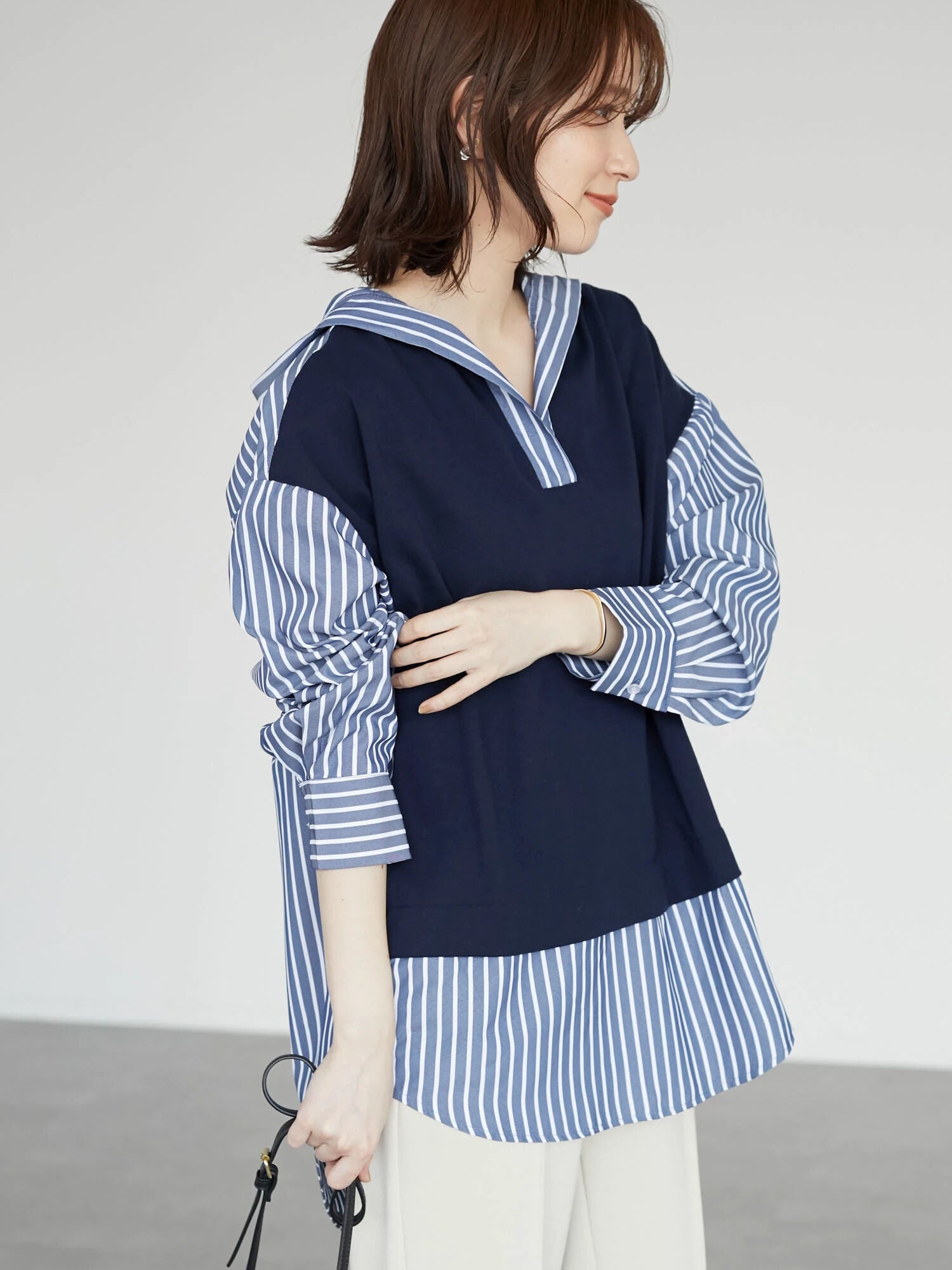 Ailee Hooded Striped Tunic