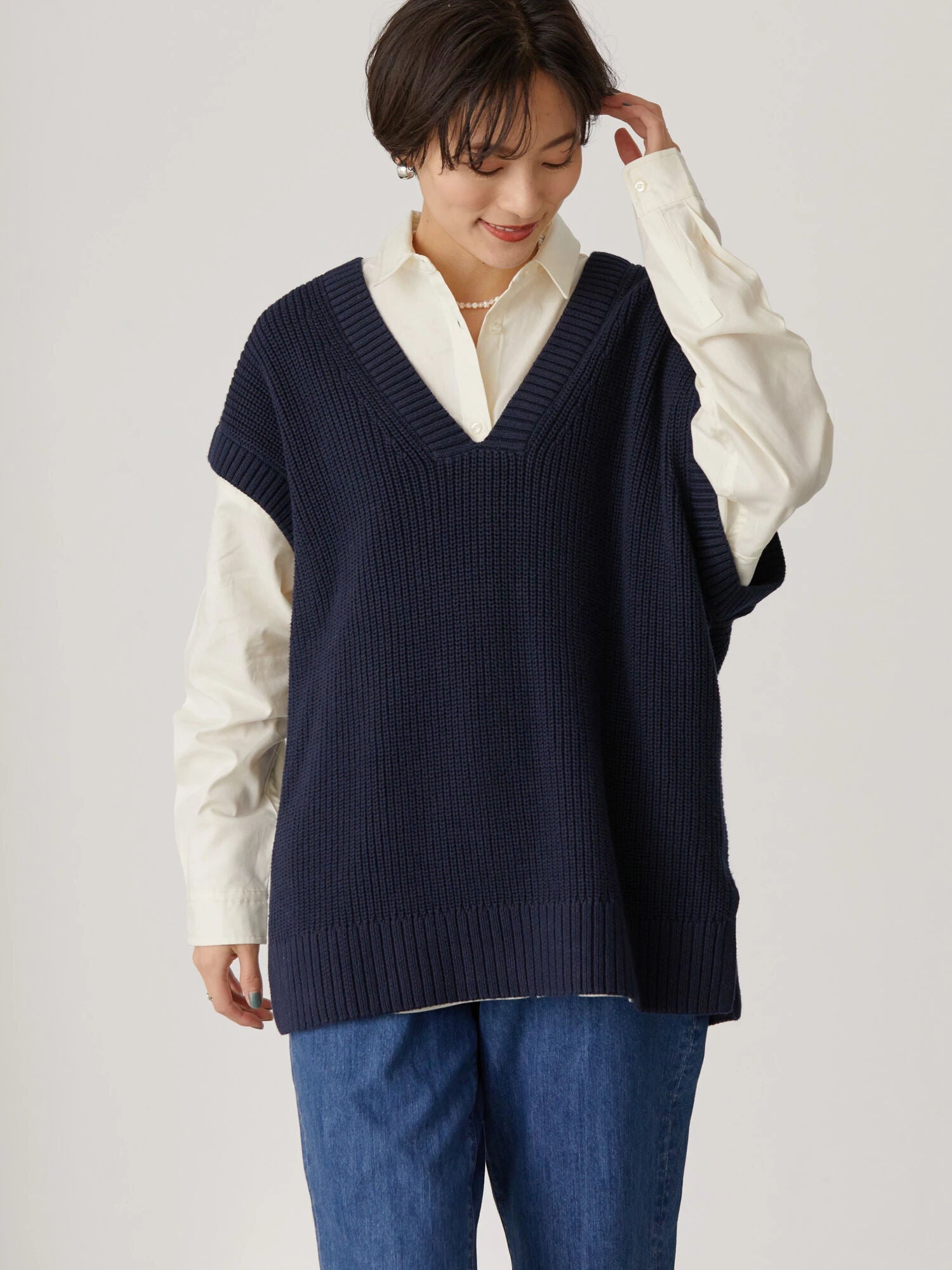 Yuma V-neck Knit Vest