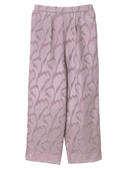 Yamaza Sheer Jacquard Pants