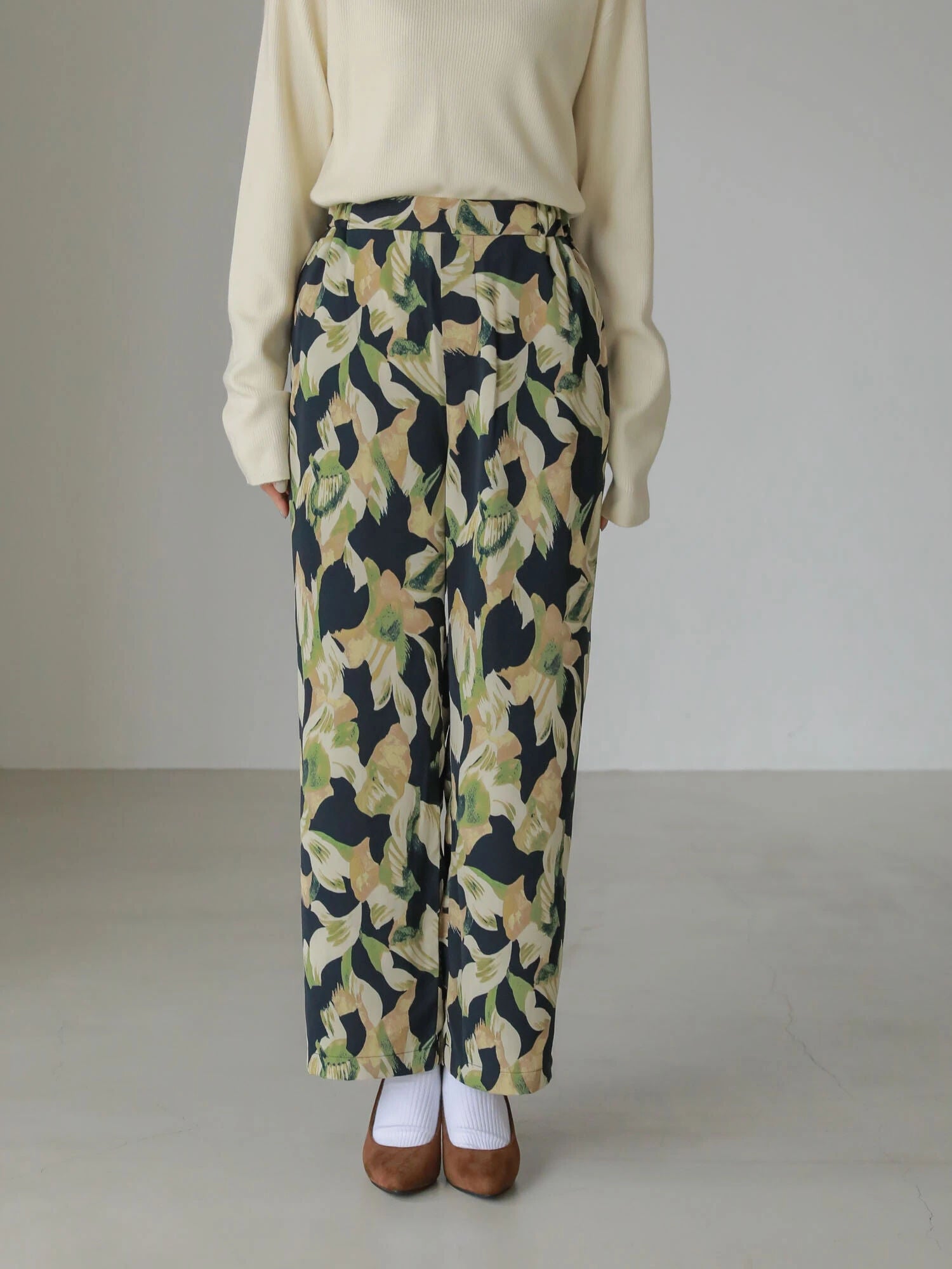 Carrie Print Easy Pants