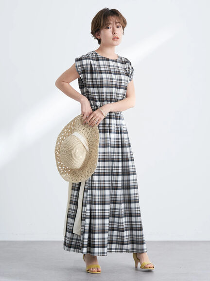 Dress Kotak-kotak - Madri Check Dress